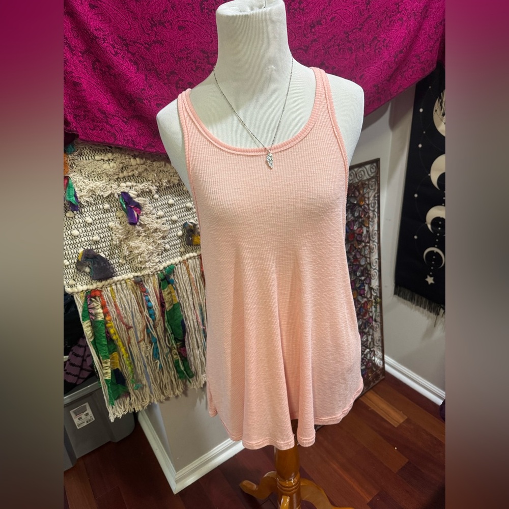 Free People Light Pink Tank Top - Picture 2 of 5